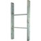 Ekena Millwork 19"W x 36"H x 3 1/2"D Vintage Farmhouse 2 Rung Ladder, Barnwood Decor Collection, Driftwood Blue DECR019X036X04LDRBU - alternate 2